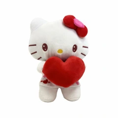 Sanrio - Hello Kitty in Valentine Dress Holding Red Heart 9.5